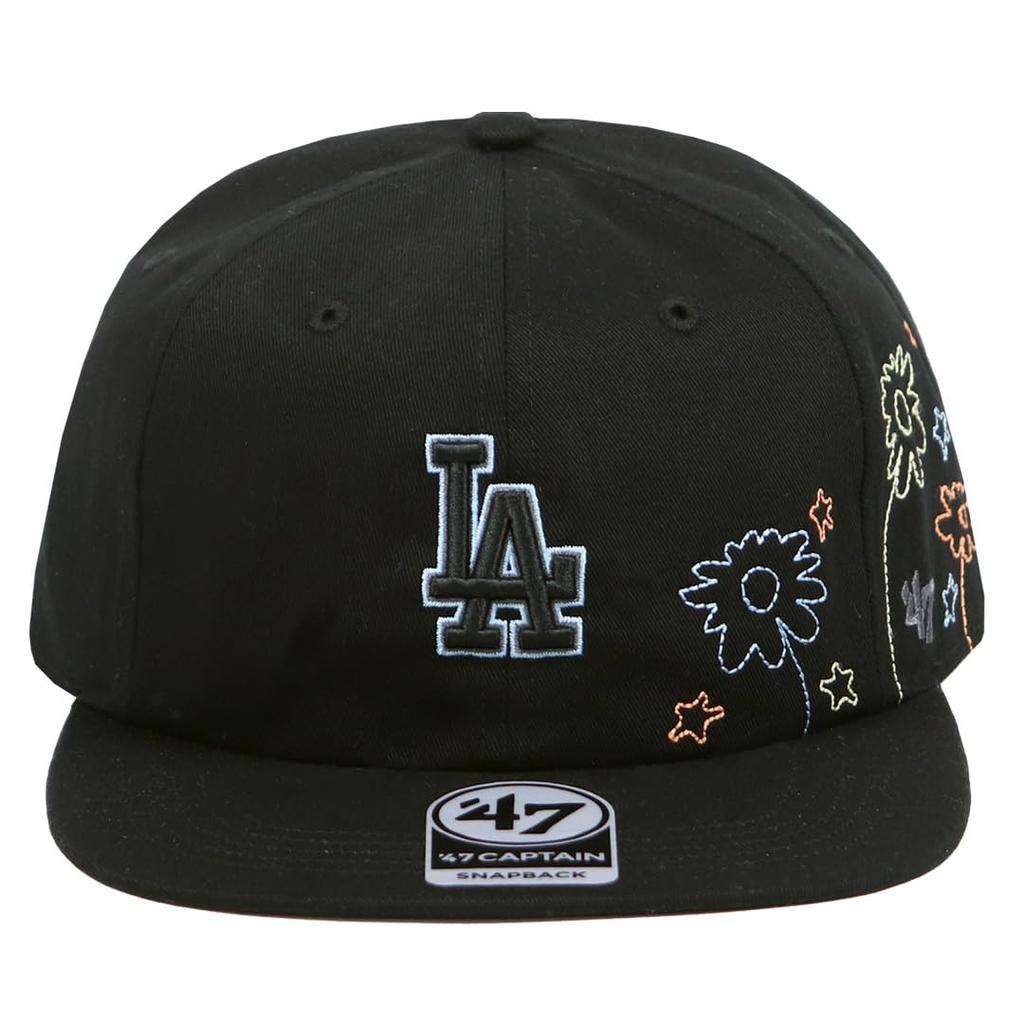 Forty Seven Brand 47 Los Angeles Dodgers Captain Black Cap