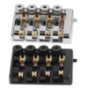 4 String Headless Electric Bass Bridge Zinc Alloy Brass Bridge Replacement with String Lock