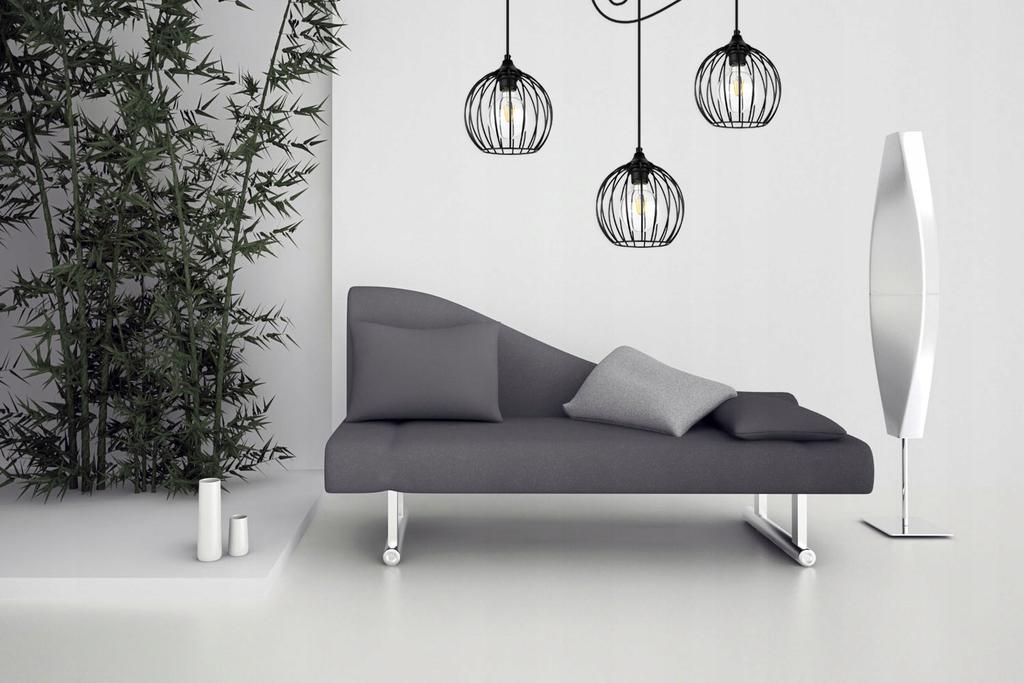 MODERN SPIDER HANGING LAMP, WIRE CEILING