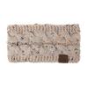 New Plush Headband Winter Warm Wide Elastic Hair Band Solid Wide Turban Ear Warmer Hairband Soft DIY Hair Accessories Headwear