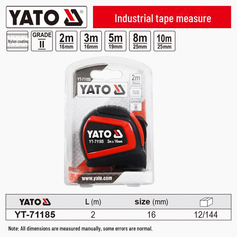 

Yiertuo Двусторонняя высокоточная стальная рулетка, линейка, устойчивая к падениям