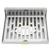 Corner Floor Drain L Shape Design Durable Stainless Steel Corrosion Resistant Wearable Widely Used