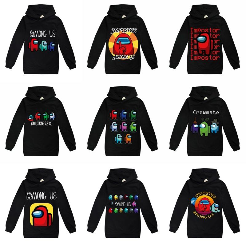 Game Kids Impostor Hoodie Boys Girls Hooded Sweatshirt Jumper Tops
