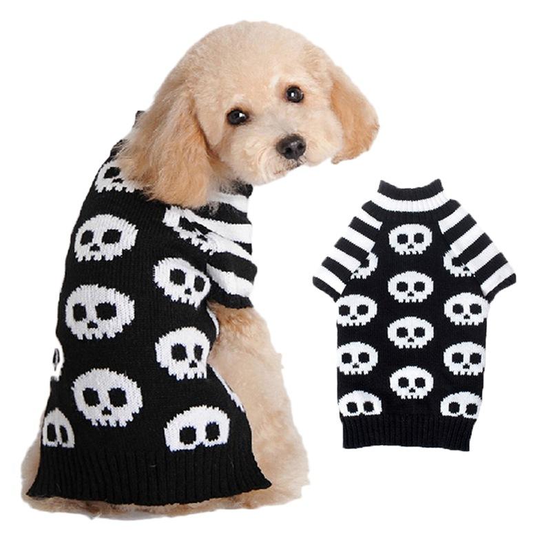 

Luxury Halloween Dog Costume Pet Dog Sweater French Bulldog Korea Dog Cat Puppy Pet Sweater Dog Clothes Autumn Winter S