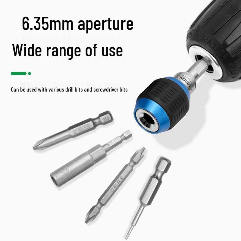 Multi-Purpose Quick Release Hex Shank Extension Rod for Electric Drill/Screwdriver