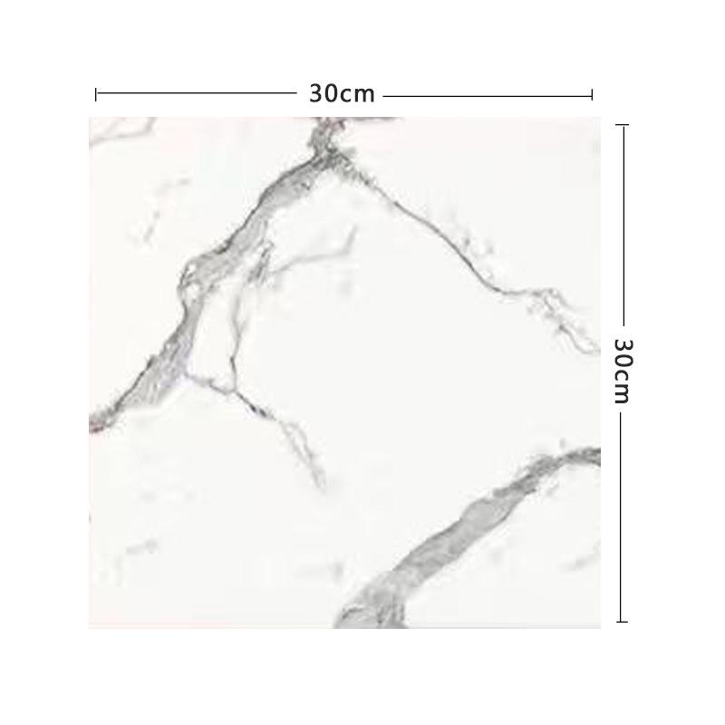 10 Stück 30*30cm selbstklebende Anti-Fliesen-Wandaufkleber, Marmor-Badezimmer-Bodenaufkleber, wasserdichte PVC-Wand für Schlafzimmer und Wohnzimmer