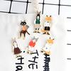 QIHE JEWELRY Pins and Brooches Rabbit/Fox/Cat Couple Enamel Pin Badges Hat Backpack Accessories Lovers Jewelry Gift for