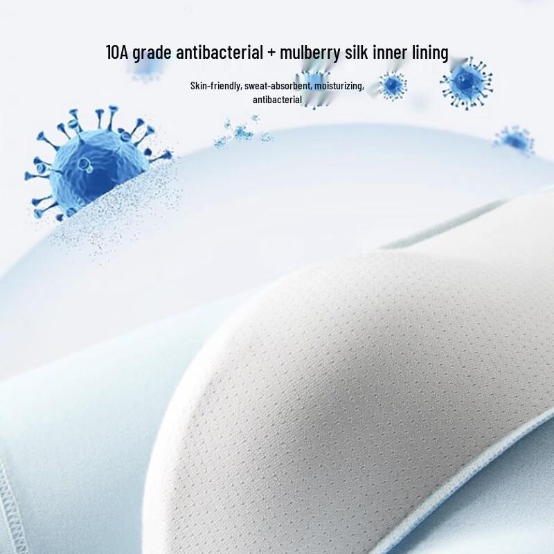 Nanjiren Men's Premium 10A Antibacterial Cotton Boxer Briefs