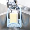 Soap Bar Holder Sink Hanging Sponge Holder, Foldable Rust Proof Storage Rack, Drain Shelf Space Saving Organizer for Sponges Scrub Brushes And Brush