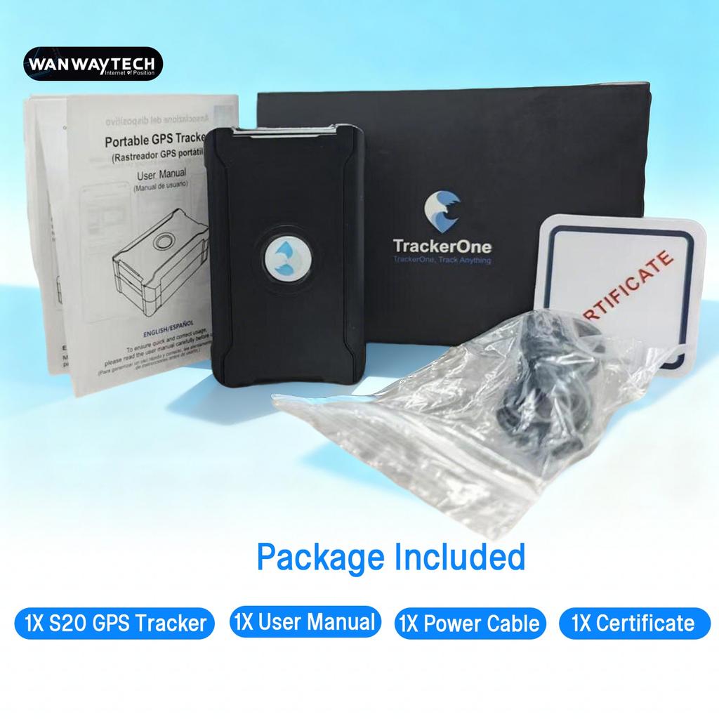 4G GPS Tracker 6000mAh Portable GPS Via Satellite Car Alarm Real-Time GPS Locator Magnetic Tracking Device 90 Days Standby Time