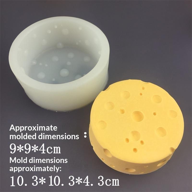 Food Grade Cheese Silicone Mold Cute Non-Stick Baking Tray for DIY Fondant Cake Chocolate Candy Party Dessert Making