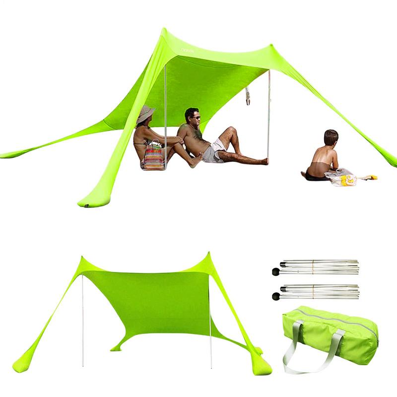 Strandzelt Sonnenschutz Zelt Camping Sonnenschirme Zelte Winddicht Einteiliges Outdoor Sonnenschirmzelt Für Campingausflüge, Angeln