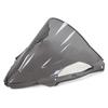 Motorcycle ZX6R Windshield For Kawasaki Ninja ZX 6R 636 ZX-6R 2024 Double Bubble Wind Windscreen Wind Deflectors Gray