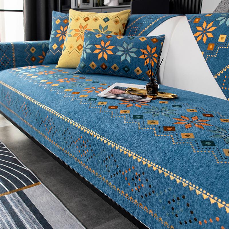 

Диванна подушка Four Seasons Універсальна високоякісна диванна подушка Нековзка диванна спинка Чохол для рушника Легка розкішна тканина для чохла 90*160cm