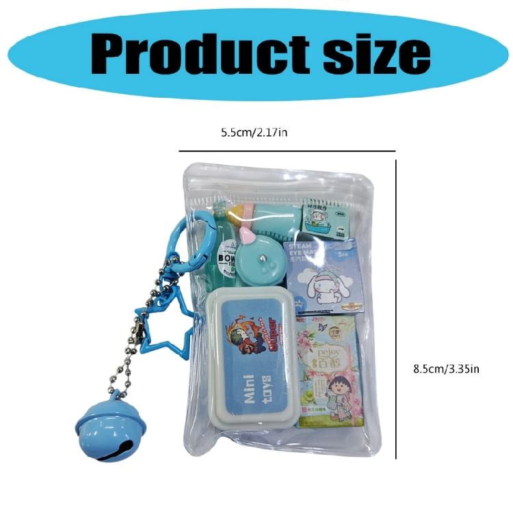 Tiny Food Themed Twist Egg Keychain Plastic Pendant Cute Backpack Charm Surprise Collectible Gift For Teens