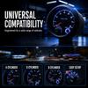 12V Automotive Tachometer Kit 3.75 Inch RPM Tachometer Gauge Adjustable Tachometer Gauge  Cars