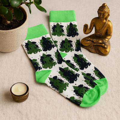 Chaussettes en Bambou Petites Moyennes Bali Bouddha