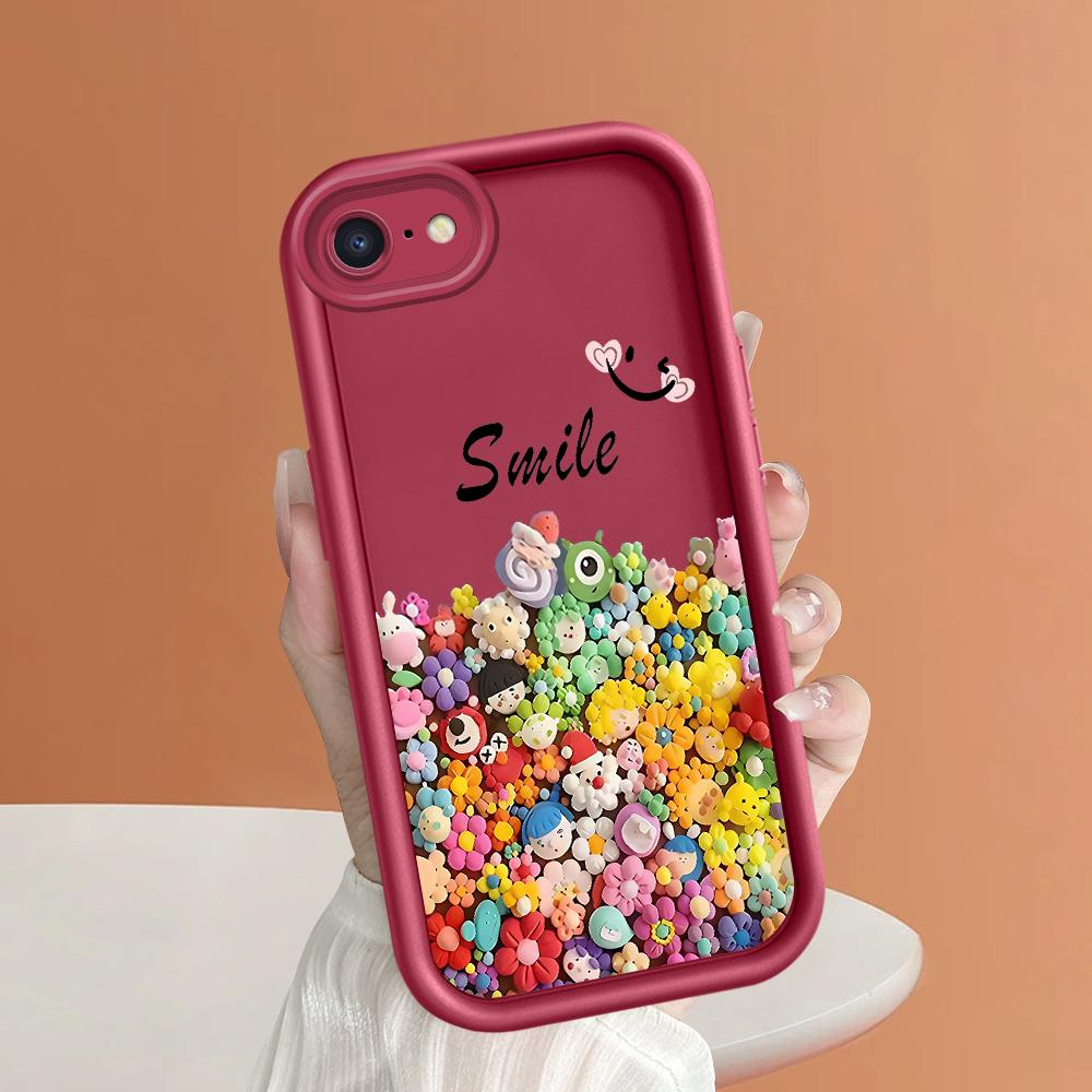 Fashion Colorful Flowers Phone Case for iPhone Samsung Galaxy Xiaomi Redmi POCO HUAWEI Honor Shockproof Protection Rubber Soft Cover