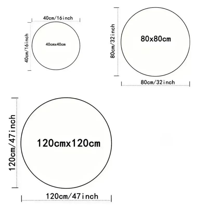 Sleeping Dragon Round Area Rug Fantasy Book Dragon 3D Illusion Non Slip Circle Carpet for Living Room Bedroom Decor