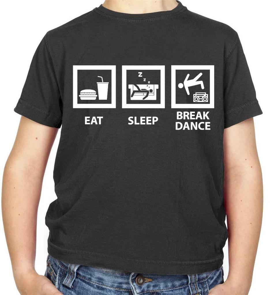 Eat Sleep Breakdance Kids T-Shirt - Dancer - Dancing - Break Dancing - Breaking