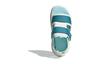 adidas Mehana Cushioning Abrasion Resistant Cushioning, Wear Resistant Children's Sandals White Green Kids' ID7912
