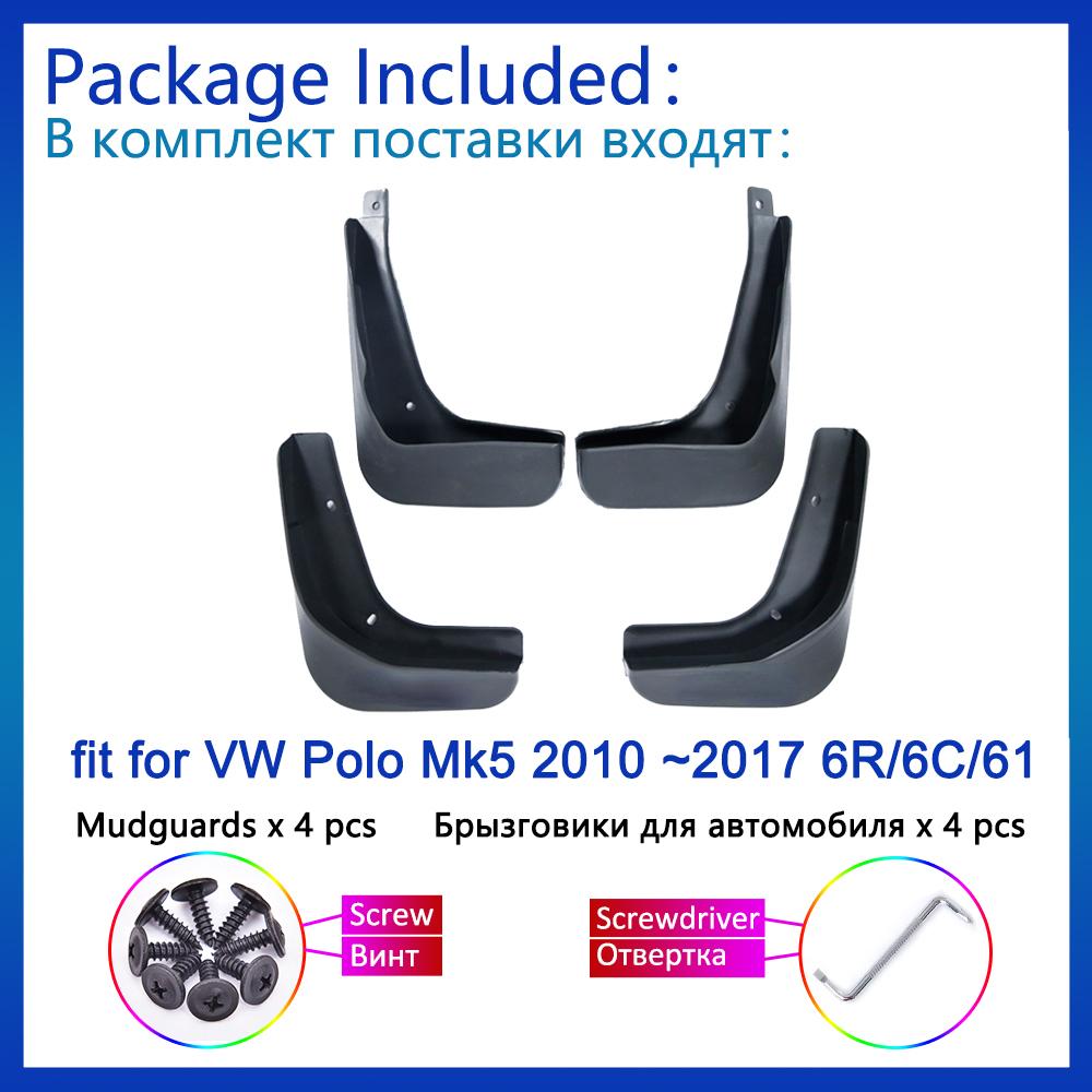 Pentru Volkswagen VW Polo Mk5 2010 2011 2012 2013 2014 2015 2016 2017 6R 6C 61 Apărătoare de noroi Apărătoare de stropire Clapeta Apărătoare de noroi Aripa