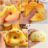 Squeezable Squeeze Toast Toy Cartoon Animal Slow Rising Bread Toy Fun Stress Relief Toy  For Adult