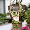 Schaukel, Blattelfe, Zwerg Harz Anhänger, Outdoor Garten Hängeornament, Gartenbau Mikro Landschaft Dekoration Geschenk