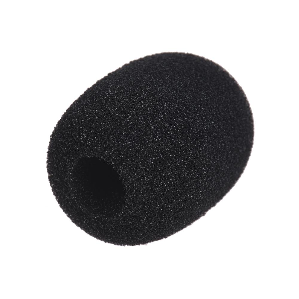 Mini Lapel Headset Microphone Windscreen Mic Foam Cover Black 10-Pack