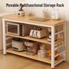 Yingbai Reinforced 3-Tier Kitchen Microwave Storage Rack