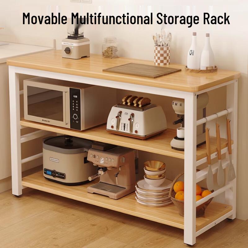 Yingbai Reinforced 3-Tier Kitchen Microwave Storage Rack