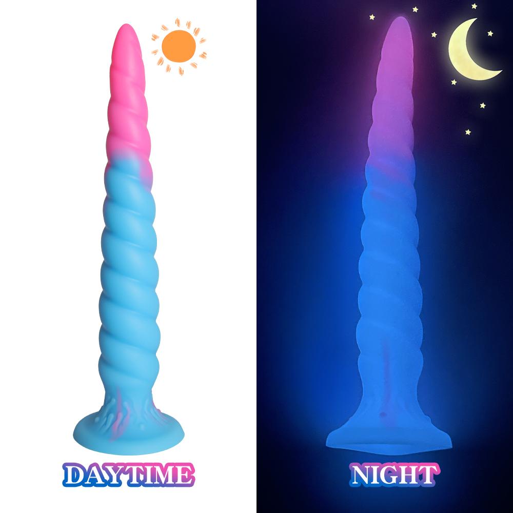 Super dlouhý svítící anální kolík anální dilatátor FairyKiss dámská hračka anální sexuální hračky pro dospělé barevné unisex S/M/L/XL