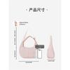 New quilted down shoulder bag fashionable women's small armpit bag large capacity solid color lightweight handbag