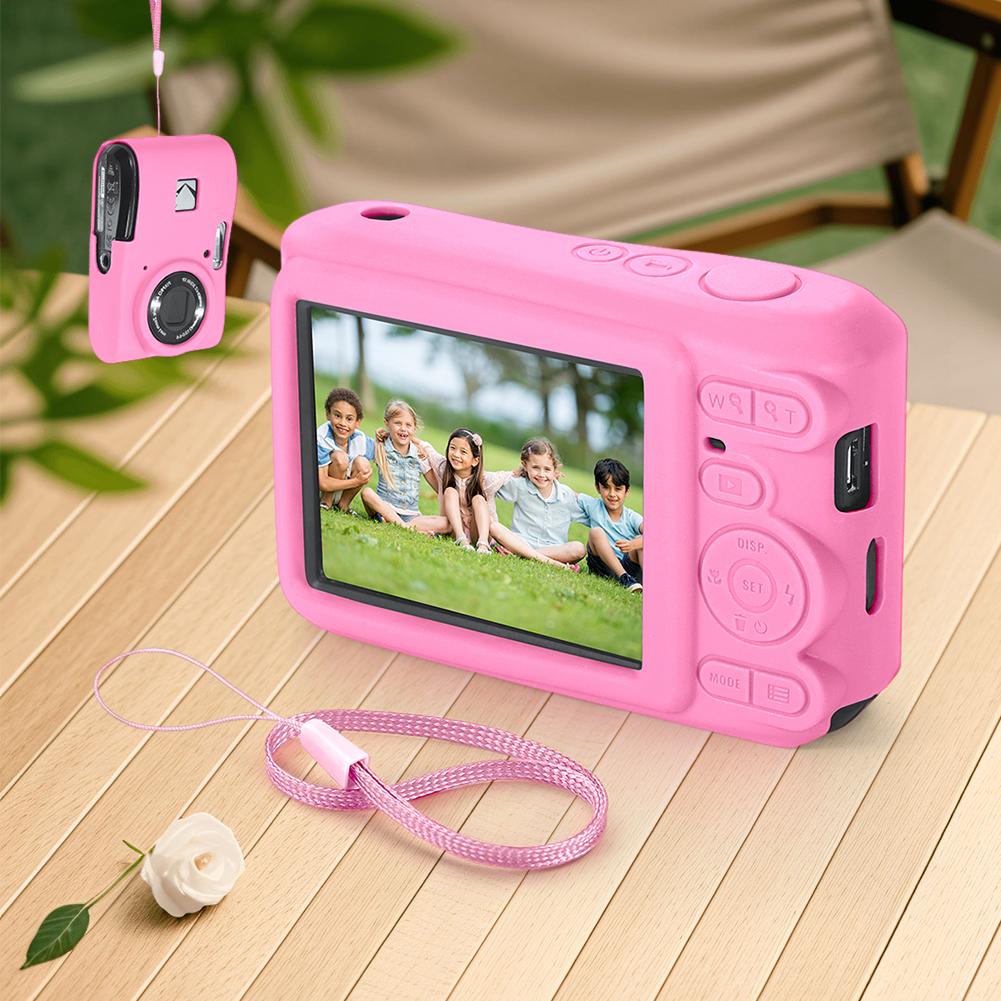 Für KODAK PIXPRO FZ45 Slim Fit Kameratasche mit Trageband Leichte Kamerahülle Verschleißfest Outdoor Reise Kamera Schutzhülle