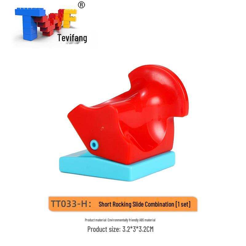 Large Particle Ball Track Building Blocks for Kids