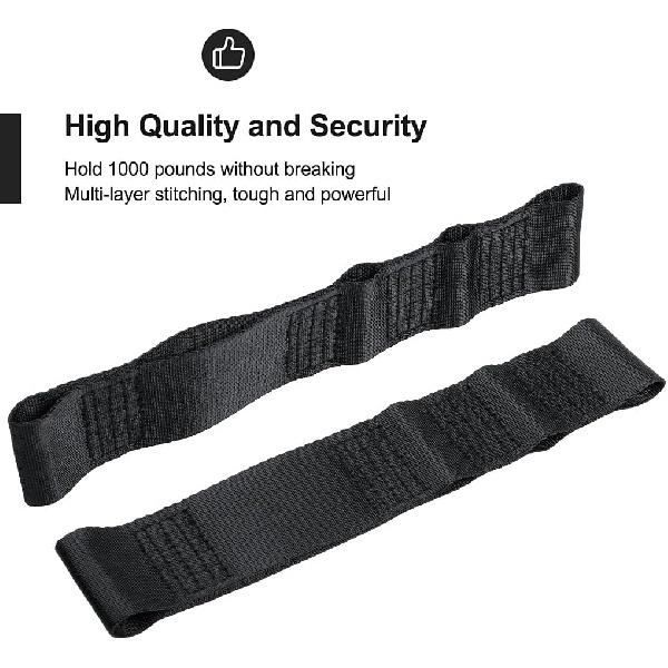 Jeep Door Limiting Straps, 2PCS Heavy Duty Adjustable Door Check Strap Compatible with 1987-2024 Jeep Wrangler JK JL TJ YJ CJ JKU Load 1000 Lb