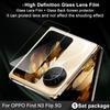 IMAK Für Oppo Find N3 Flip 5G Gehärtetes Glas Kameraobjektivfolie mit Rückseitigem Kleiner Bildschirmschutz Set
