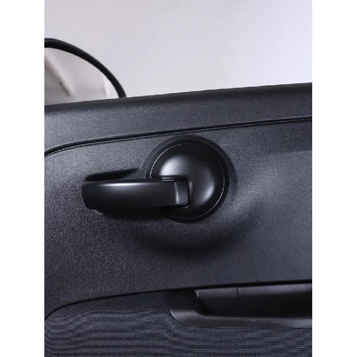 For Fiat 500 2010-2024 ABS Carbon Fiber Car Inside Handle Panel Frame Cover Trim Sticker Car  Accessories