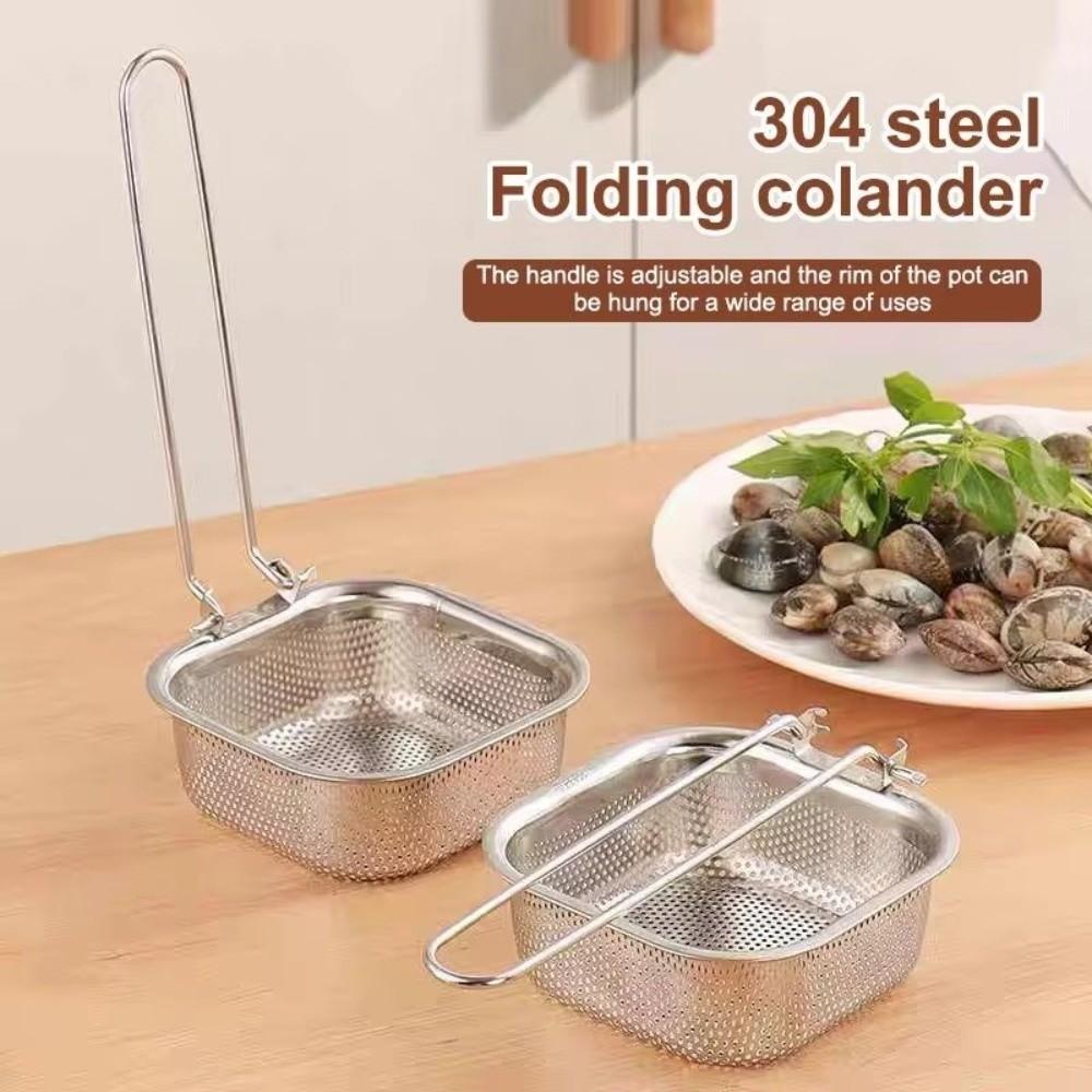 Fine Mesh Mesh Strainer Spoon Cooking Utensils Frying Filter Basket Hot Pot Colander Kitchen Tool