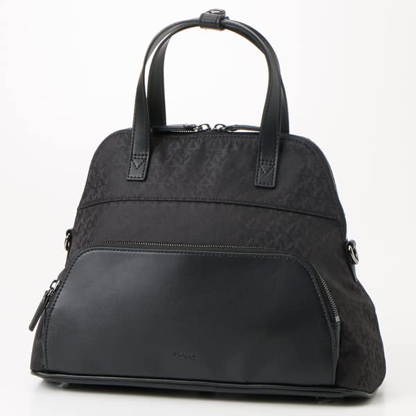 Isaac Monogram Jacquard Half Moon 2-Way Tote Bag, Women's, Brown (20)