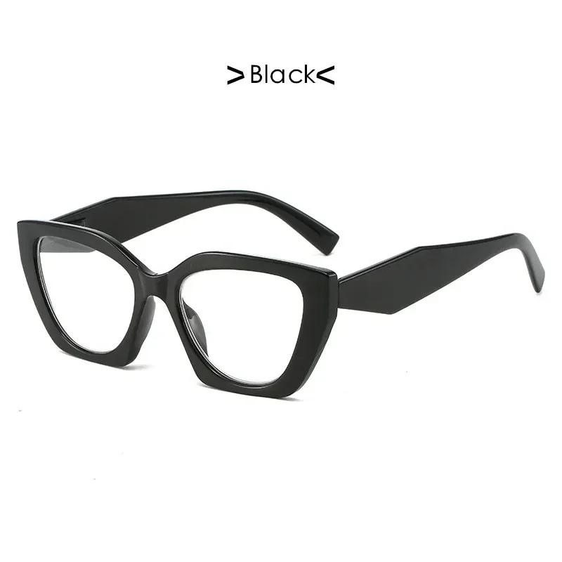 

Oversized Cat Eye Reading Glasses Retro Anti Blue Light Presbyopia Eyewear Men Women Fashion New Far Sight Eyeglasses+1.0+4.0 4.0