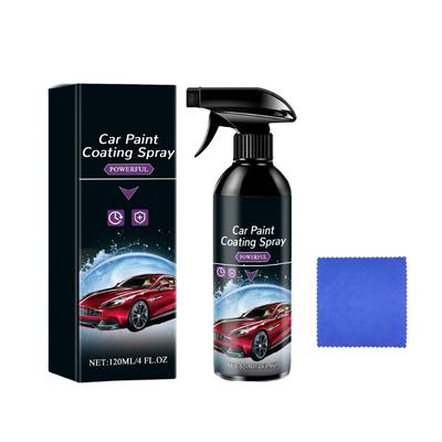 Auto Paint Sprayer 120ml for Glossy Finish and Easy Application Protects Against Contaminants Includes Microfiber Towel
