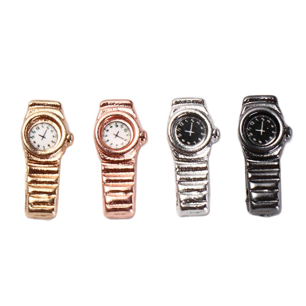 

Наручные часы Модель Игрушечные Металлические Часы Металлические Миниатюрные Часы Украшения Кукольный Домик