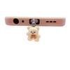 Handmade Pendant Cute Bear Pendant DIY Pendant Type-C Interface Universal Mobile Phone Dust Plug