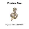 5 Pcs Snake Nails Charms Nails Art Rhinestones 3D Snake Nails Art Charms Nails Art Decorations for Crafts Jewelry Making