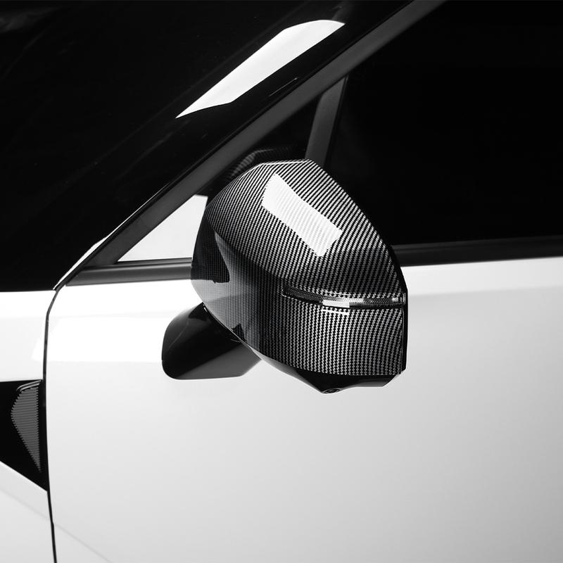 For Hyundai Santa FE MX5 2024-2026 Car Tuning Carbon Fiber Rearview Mirror Decoration Cover Trim Exterior Accessories