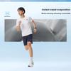 Li Ning Versatile Casual Soft Comfortable Sports Shorts Men shorts Navy-Blue AKSW677-2