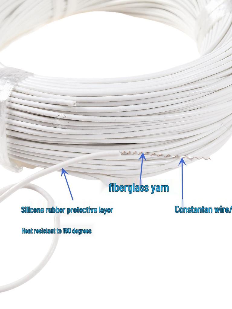 Wasserdichter Silikonkautschuk-Spiralheizdraht für elektrische Heiz- und Aquakulturmatten