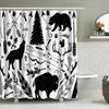 Animal-Themed Shower Curtain With Various Patterns Suitable For Bathroom Decoration Perfect Gift Idea For Animal Lovers. Availab