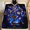 Inter Milan Print FlAannel Blanket, High Quality Comfortable for All Seasons, Home Decor, Warmth and Comfort